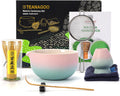 Matcha Whisk Set Pink Ceremony Kit - Complete 7-Piece Matcha Set