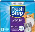 Fresh Step Advanced Multi Cat Clumping Litter with Febreze - 37 lb