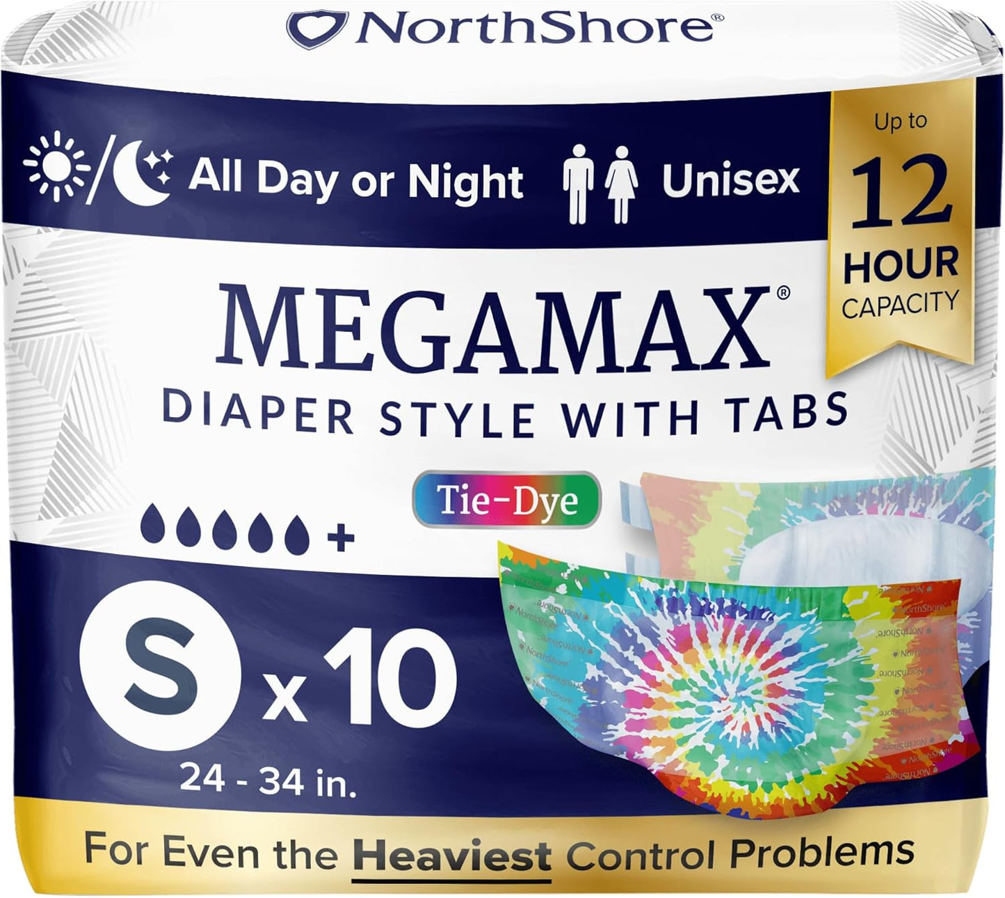 NorthShore MegaMax Adult Overnight Diapers for Ultimate Comfort
