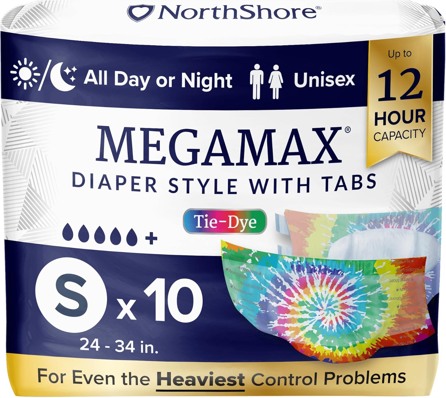 NorthShore MegaMax Adult Overnight Diapers for Ultimate Comfort