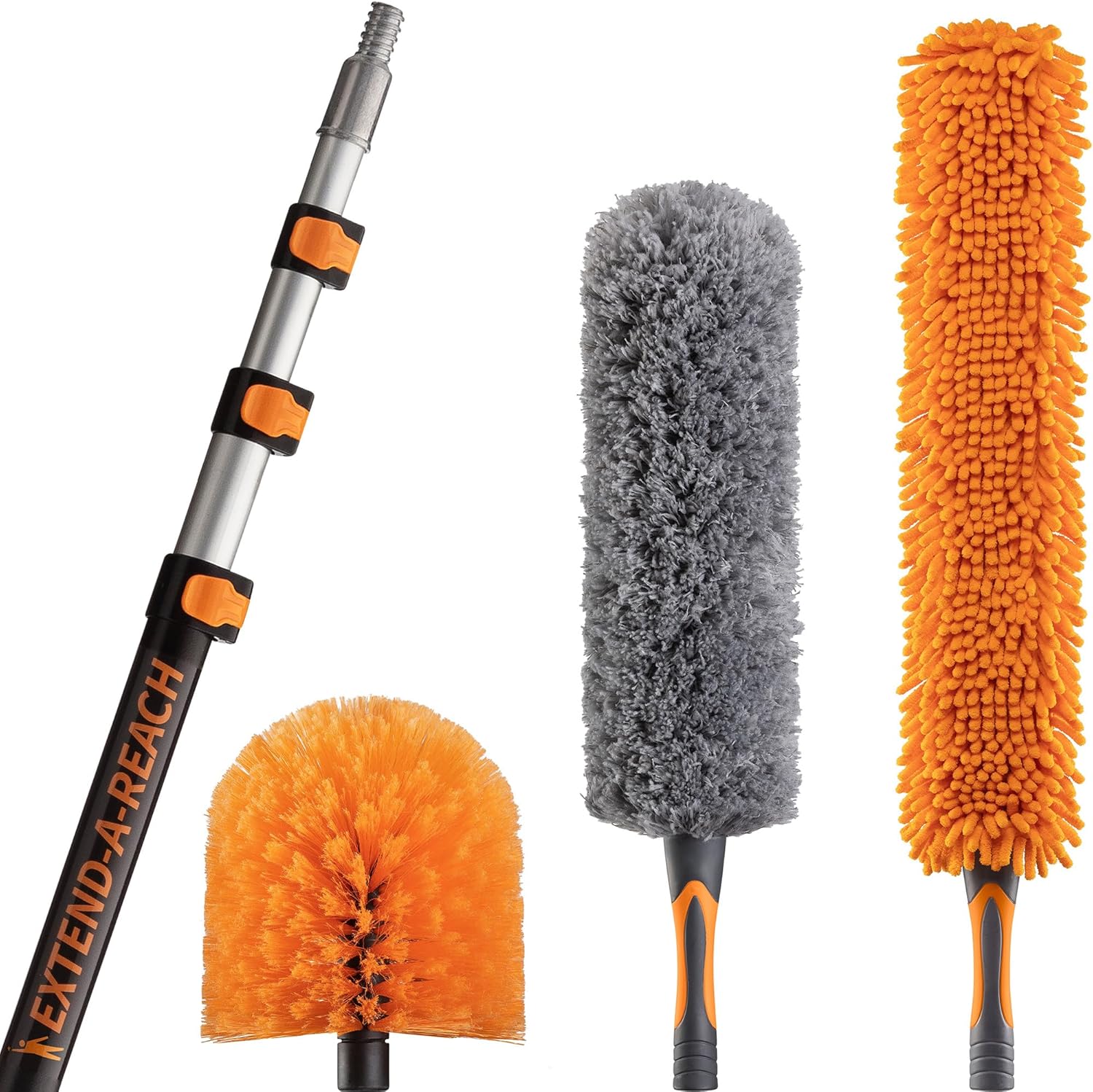 20 Feet High Reach Ceiling Dusters Set for Easy Cleaning Tasks