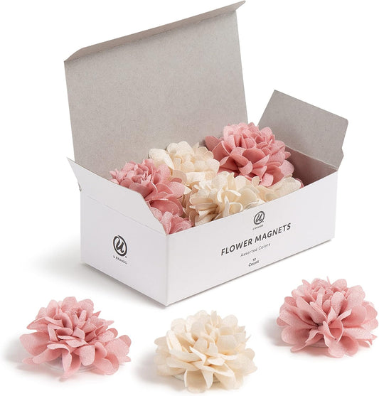 Colorful U Brands Flower Magnets - Decorate with Style