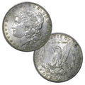 USA 1878-1904 Morgan Dollar 90% Silver Coin - About Uncirculated