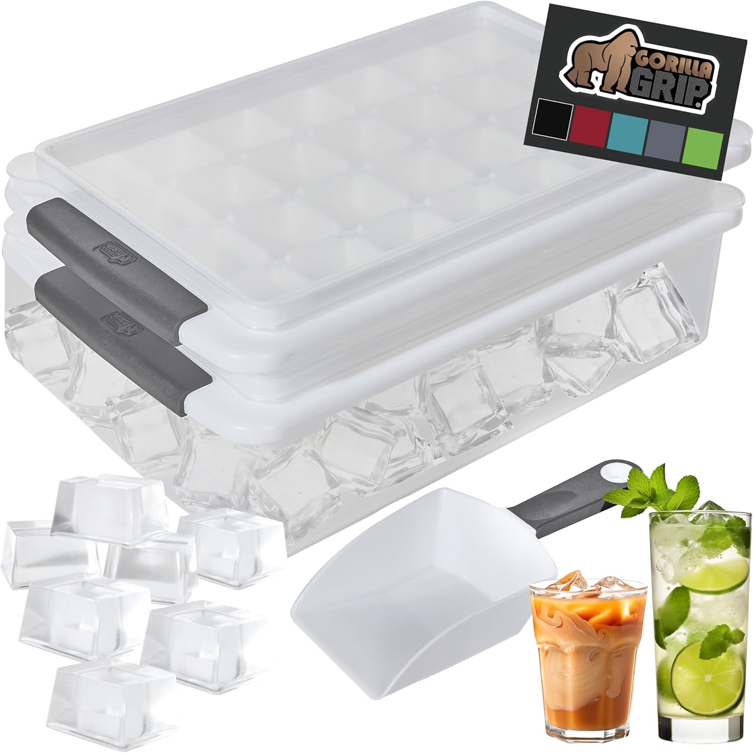 Easy Release Ice Cube Set - Makes 56 Cubes