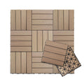 1 ft x 1 ft Canadian Maple Composite Deck Tile - Quick Interlock