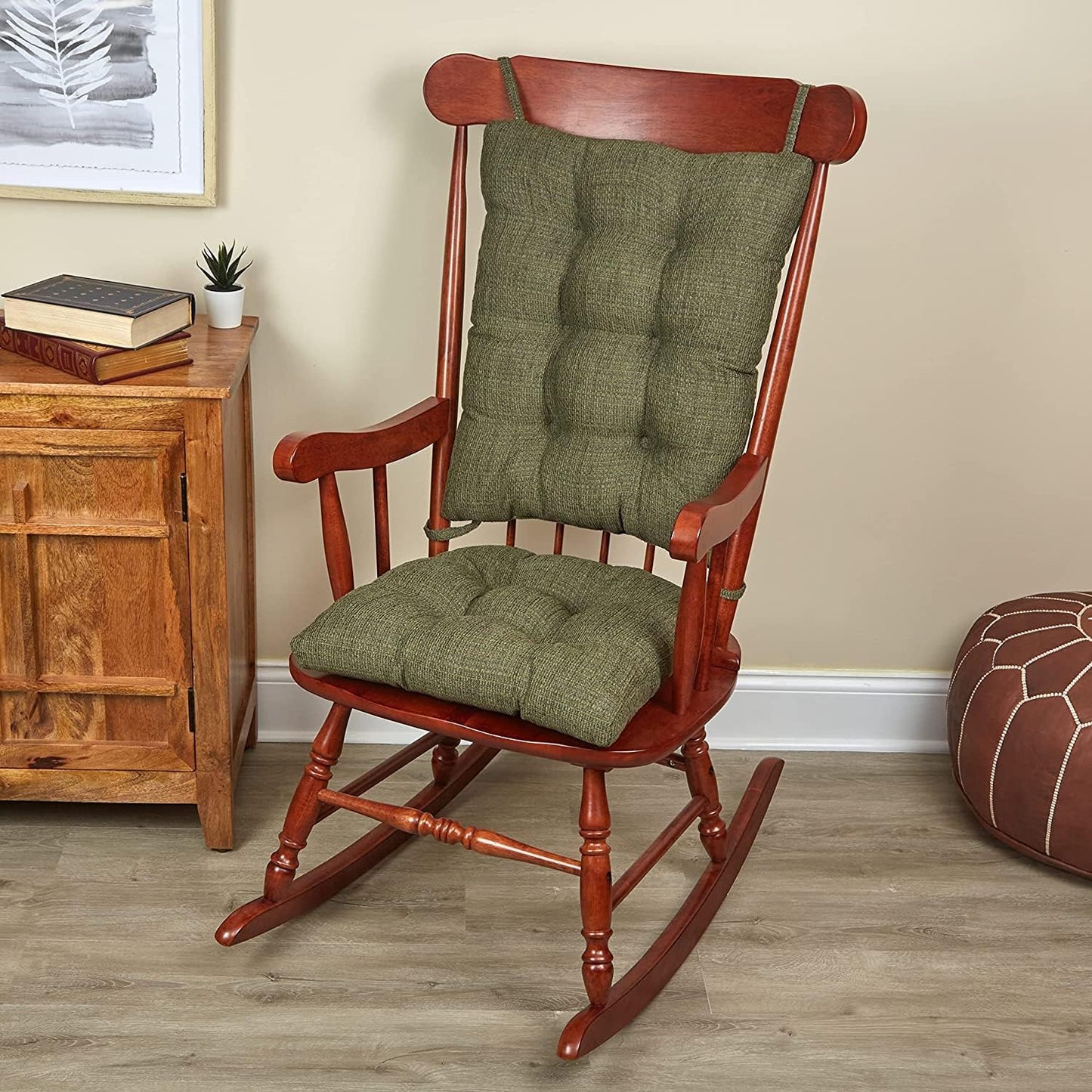 Klear Vu Omega Non-Slip Rocking Chair Cushion Set for Comfort