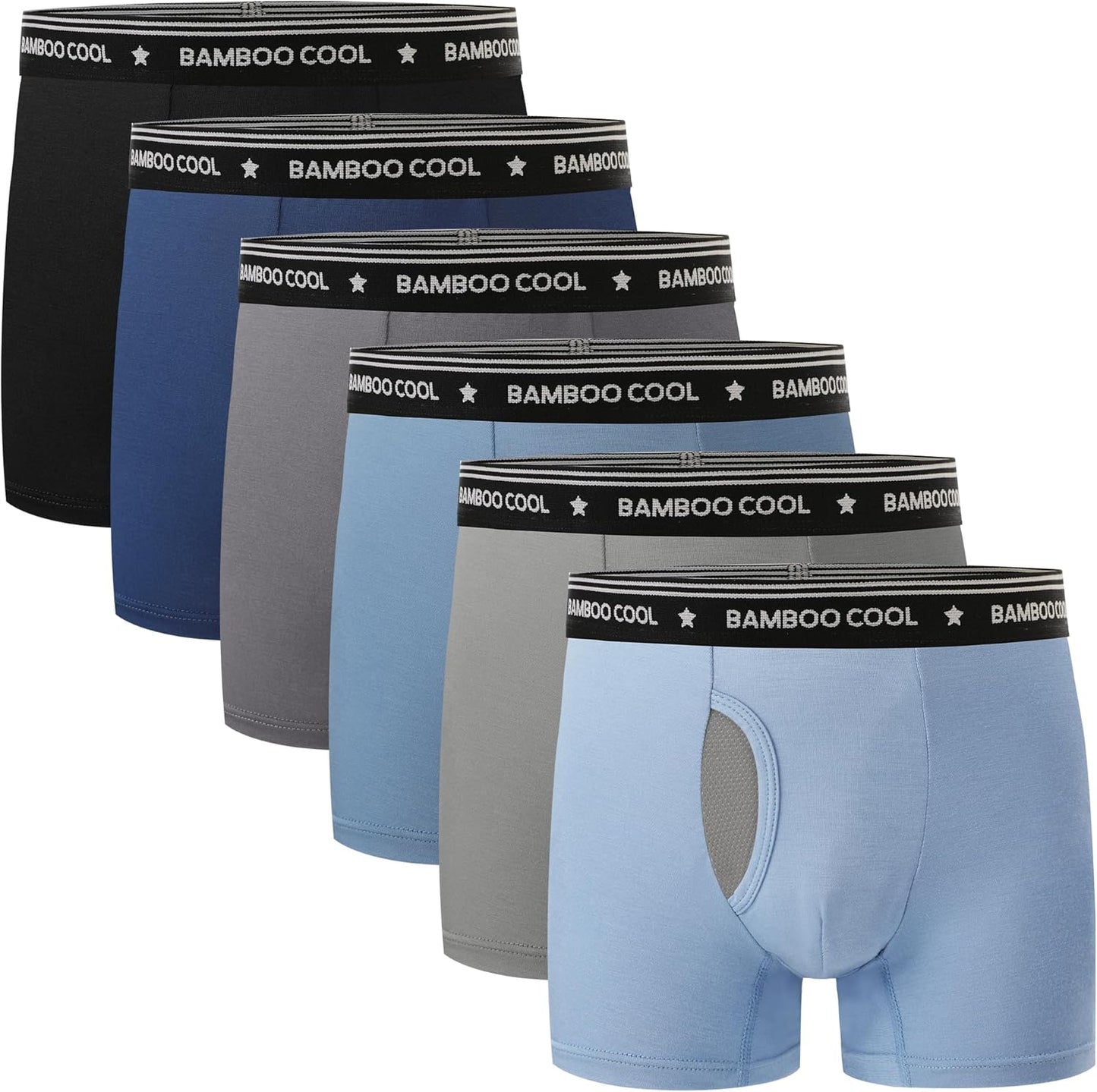 Bamboo Cool Boy's Underwear Boxer Briefs for Comfort and Breathability