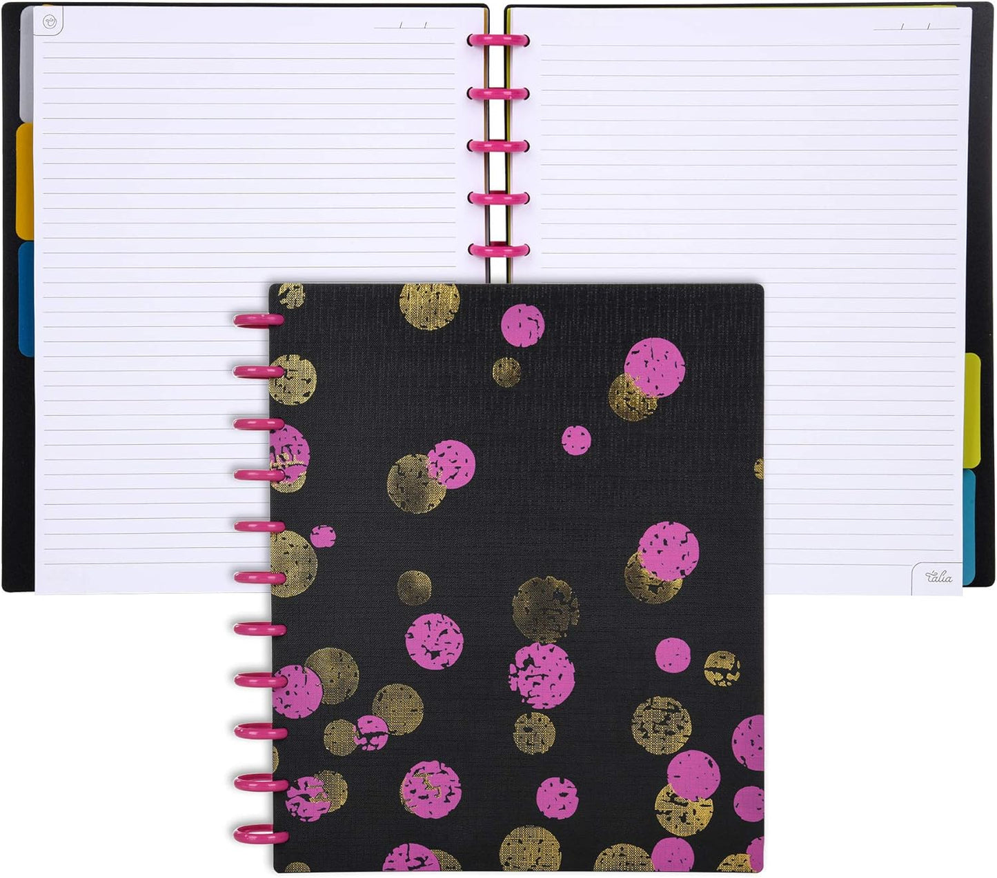 Talia Discbound Notebooks: Customizable Planner for Everyone