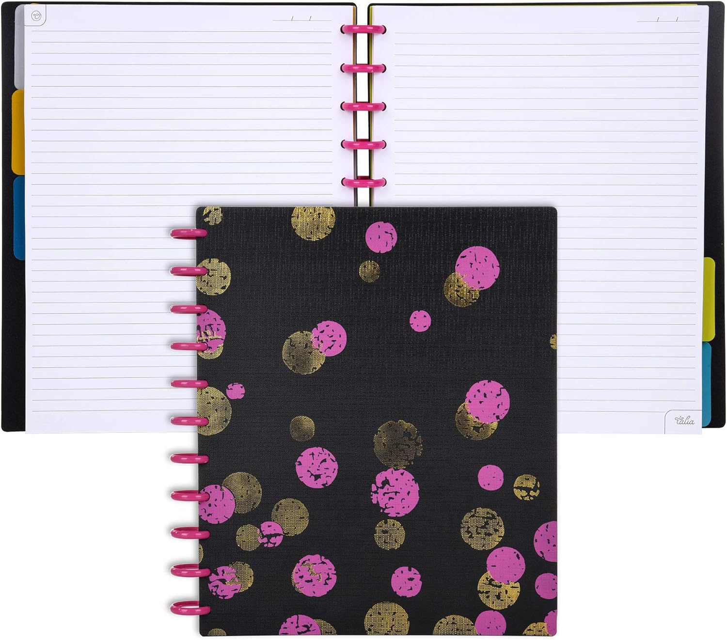 Talia Discbound Notebooks: Customizable Planner for Everyone