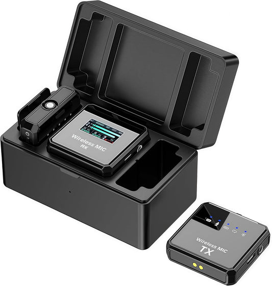 24-Hour Battery Wireless Lavalier Microphone