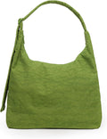 BAGGU Nylon Shoulder Bag with Key Leash and Carabiner Feature