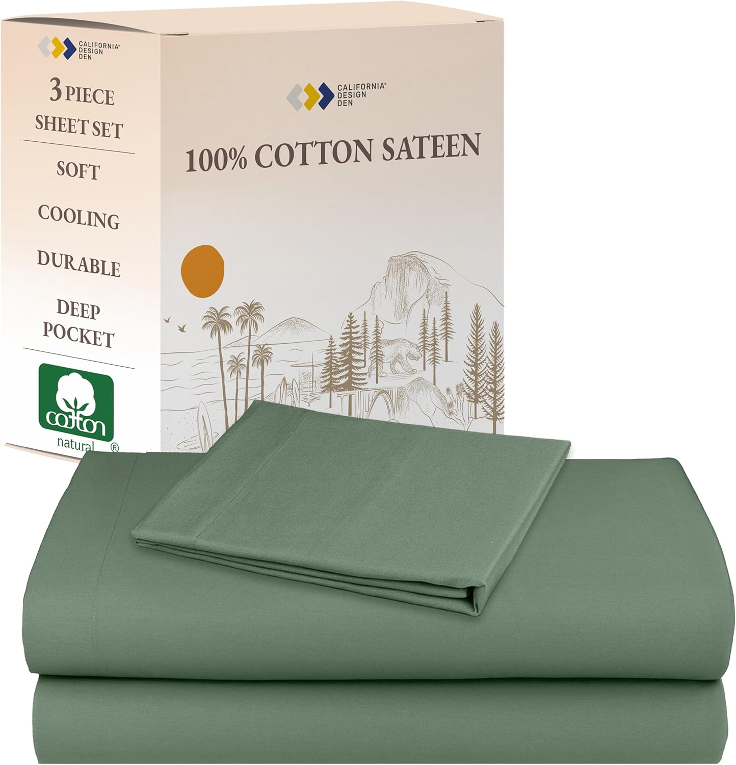 California Design Den XL Twin Sheets Set for Comfortable Sleep