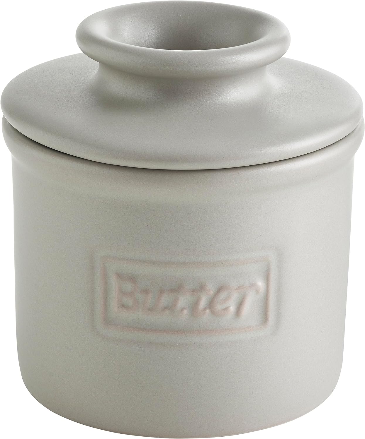Butter Bell Original Crock for Spreadable Butter - Cafe Matte