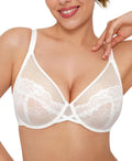 Minimizer Bras for Women Plus Size Full Coverage Lace - Underwire