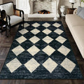 Lahome Machine Washable Area Rug 6x9 - Soft Low Pile Bedroom Rug