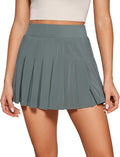 Women's Pleated Athletic Skirts with High Waist by CRZ YOGA