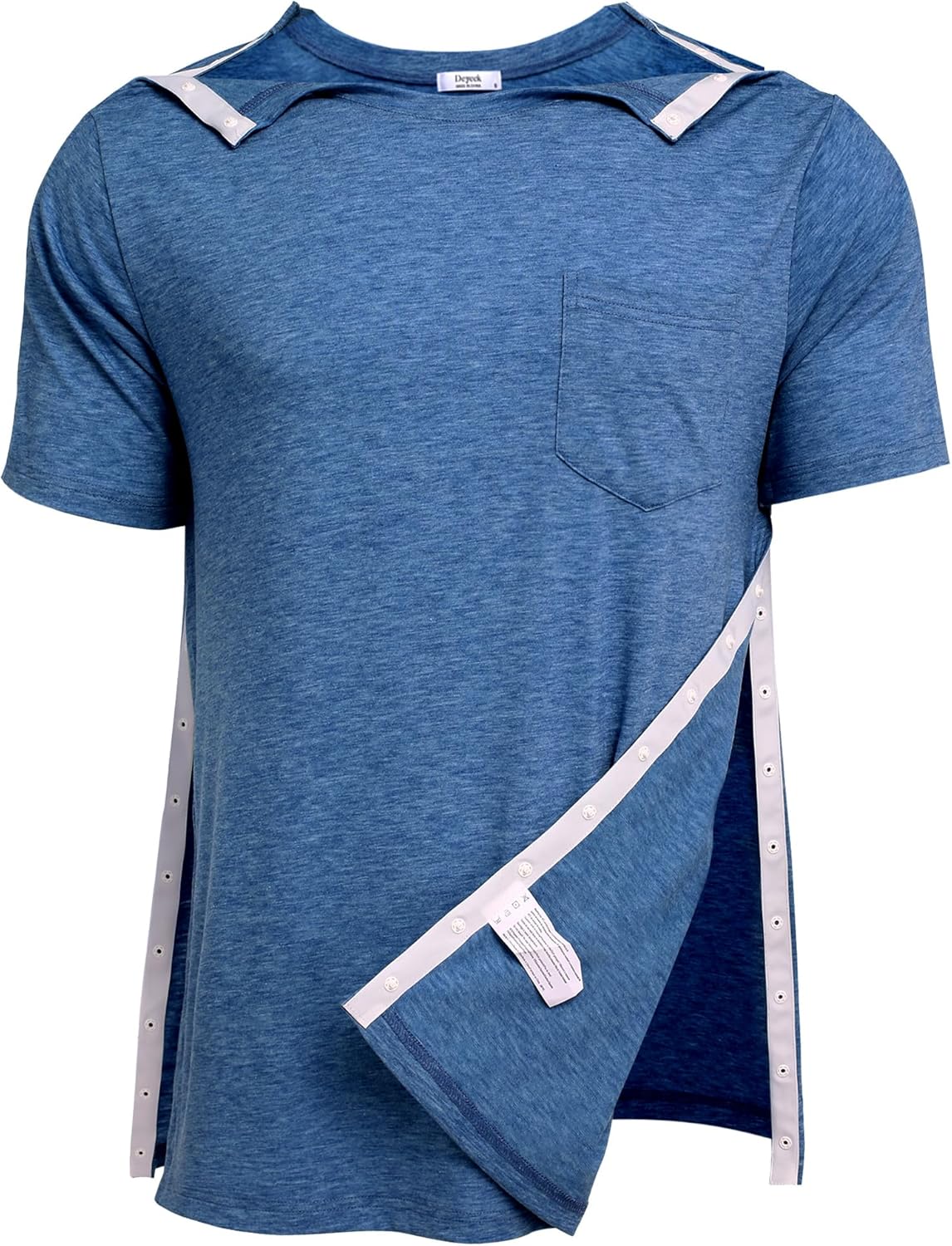 Deyeek Men's Post Shoulder Surgery Shirts for Recovery Comfort