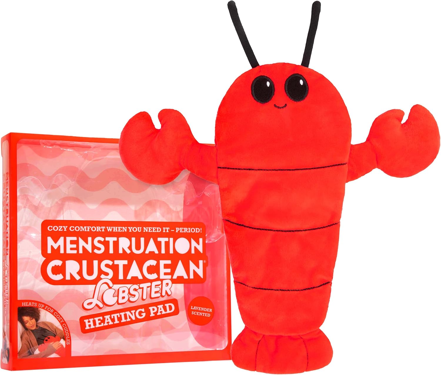 Cute Crustacean Heating Pad - Relief for Cramps!