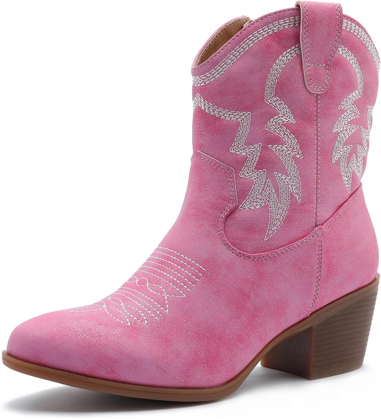 GLOBALWIN Women's Mid Calf Cowboy Boots for Fashionable Cowgirls