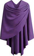 Womens Large Cross Front Poncho Sweater Wrap - One Size Fall Topper