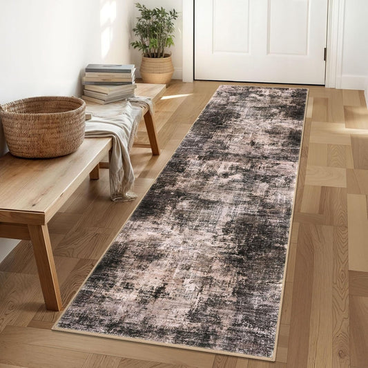 IOHOUZE Abstract Runner Rug 2x6 Ft for Hallways and Kitchens