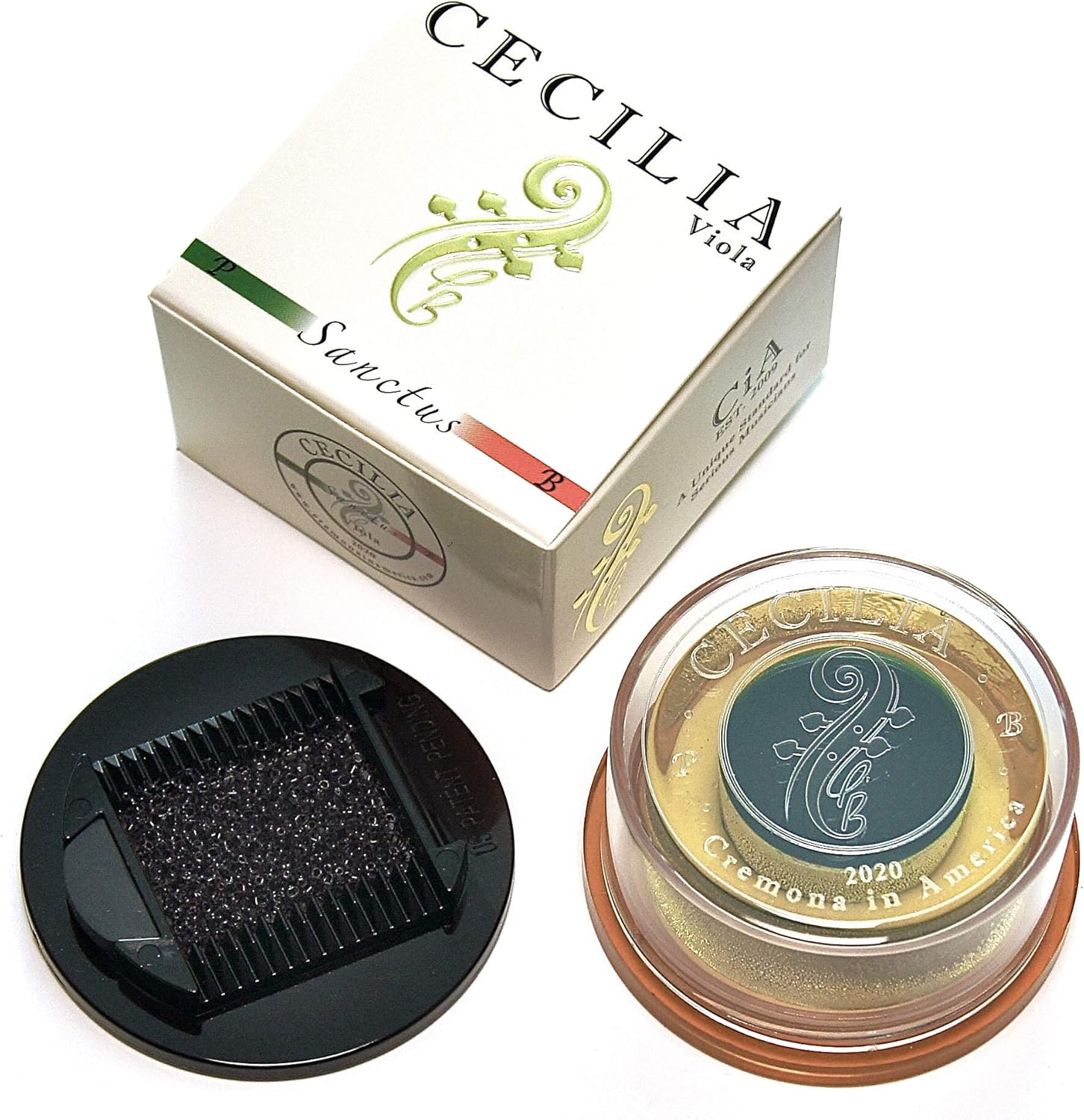 CECILIA Sanctus Rosin for Viola - Unique Dual Formula Cake