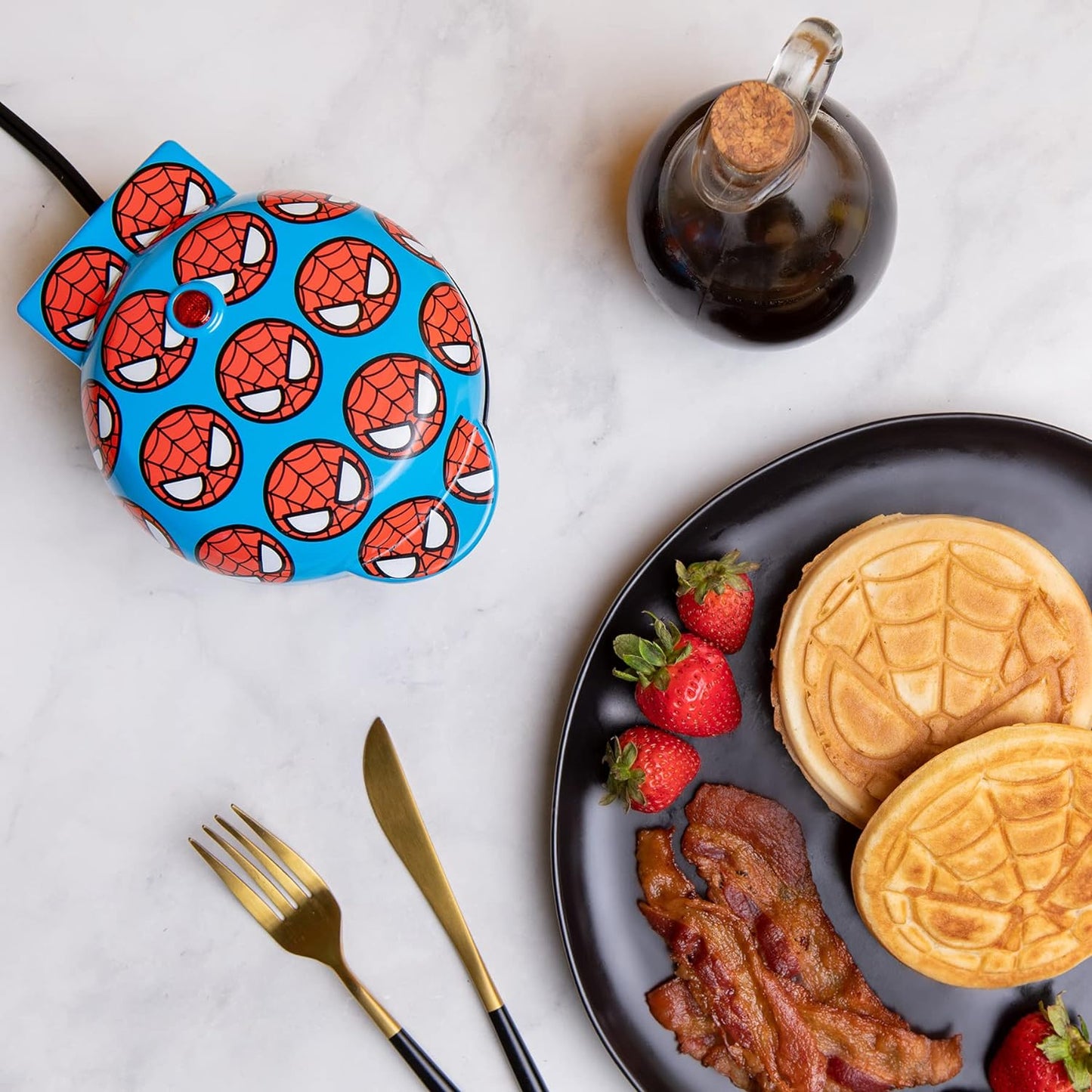 Spider-Man Mini Waffle Maker - Marvel Magic!
