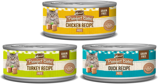 Merrick Purrfect Bistro Grain Free Wet Cat Food Variety Pack