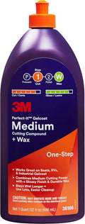 3M Perfect-It Gelcoat Medium Cutting Compound + Wax - One-Step Shine