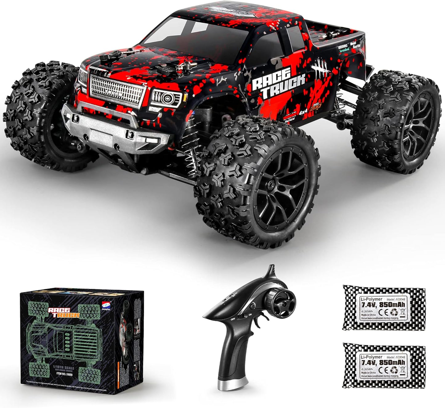 HAIBOXING 1:18 Scale All Terrain RC Car for Speed Lovers
