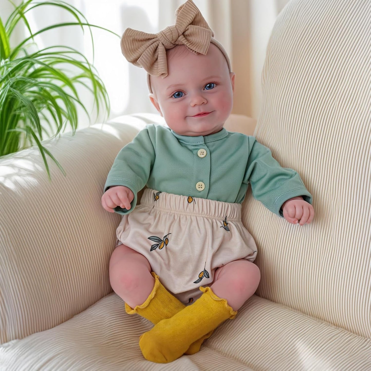 20Inch Reborn Baby Doll - Cute Soft Vinyl Lifelike Companion