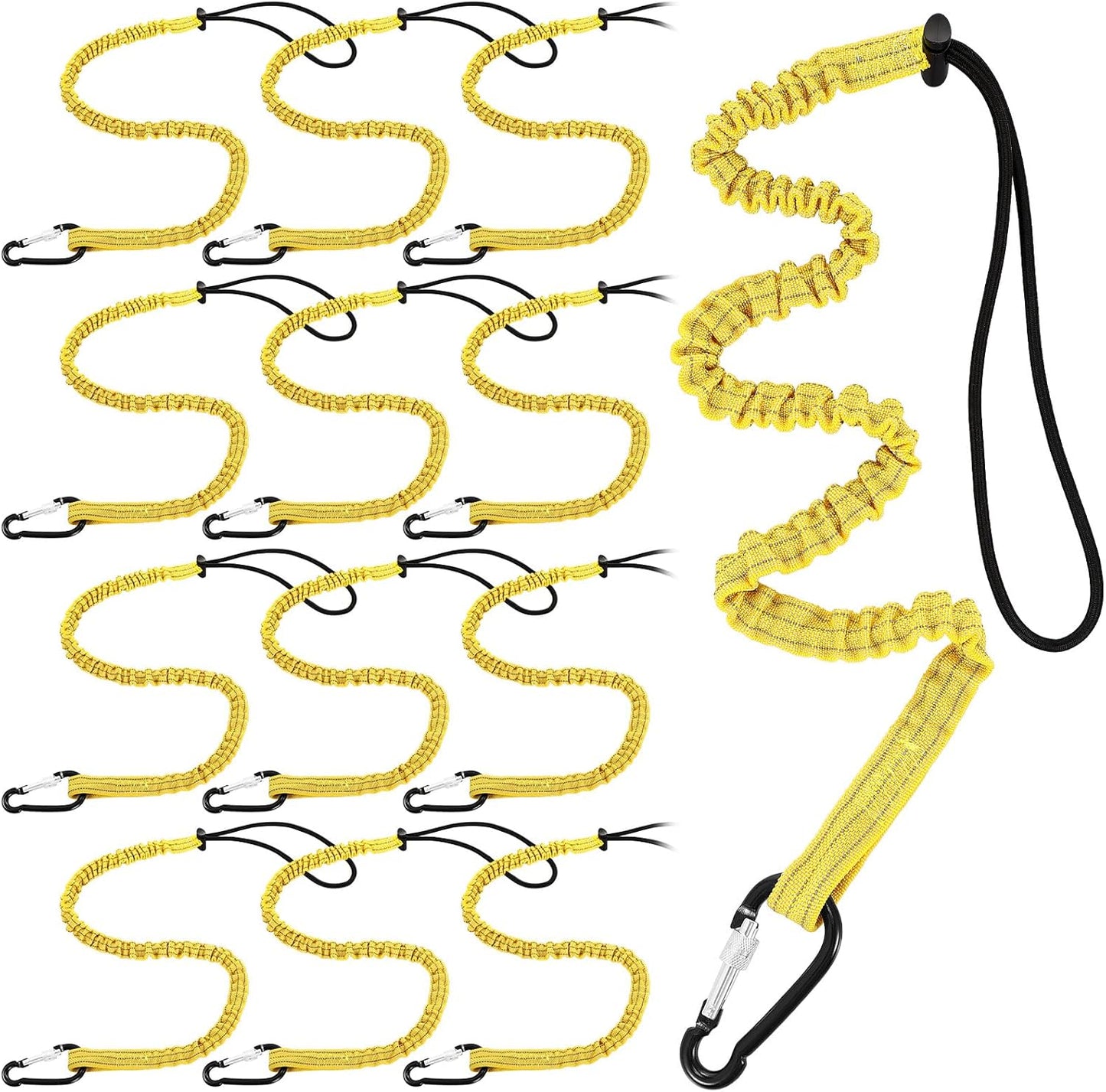 LEIFIDE Tool Lanyard 12 Pack with Adjustable Loop and Buckle