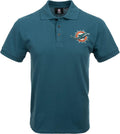 FOCO Men's NFL Team Logo Casual Color Polo Short Sleeve Shirt