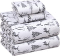 RUVANTI Flannel Sheets King Size - Extra Soft 160 GSM Brushed King Set