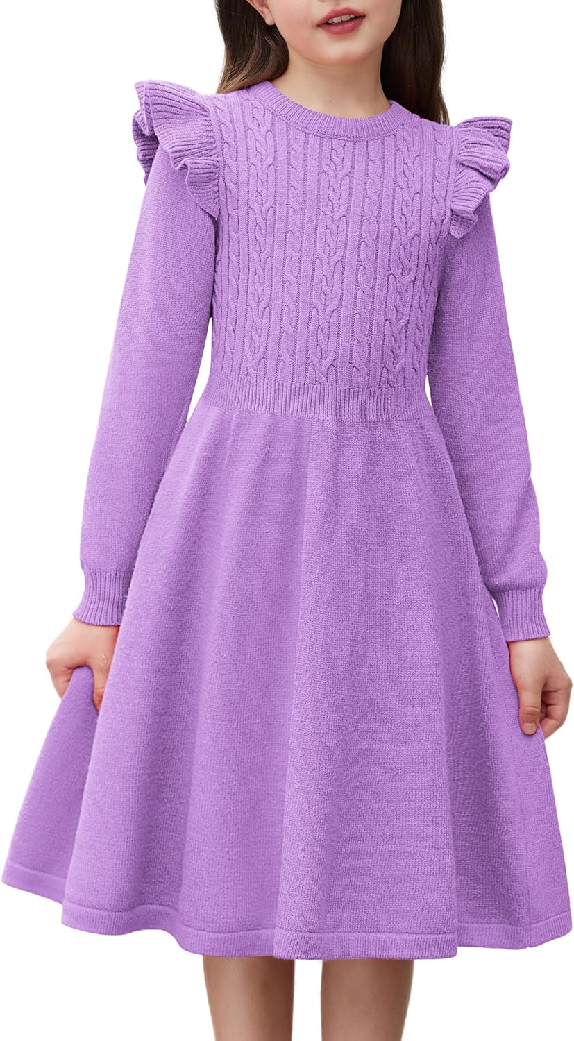Arshiner Girls Sweater Dress for Fall Winter Style and Comfort