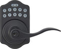 Electronic Keypad Keyless Entry Deadbolt with Handle Set - Matte Black