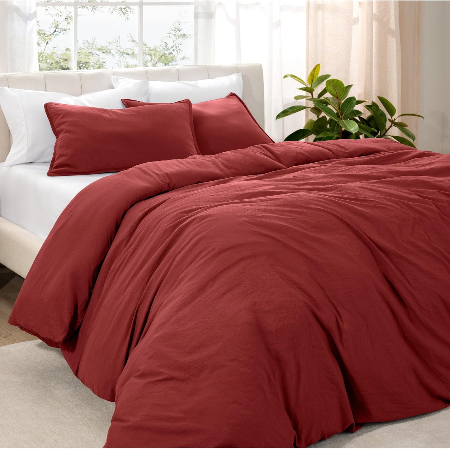 Ultra Soft Microfiber Duvet Cover Set for King/Cal King Beds
