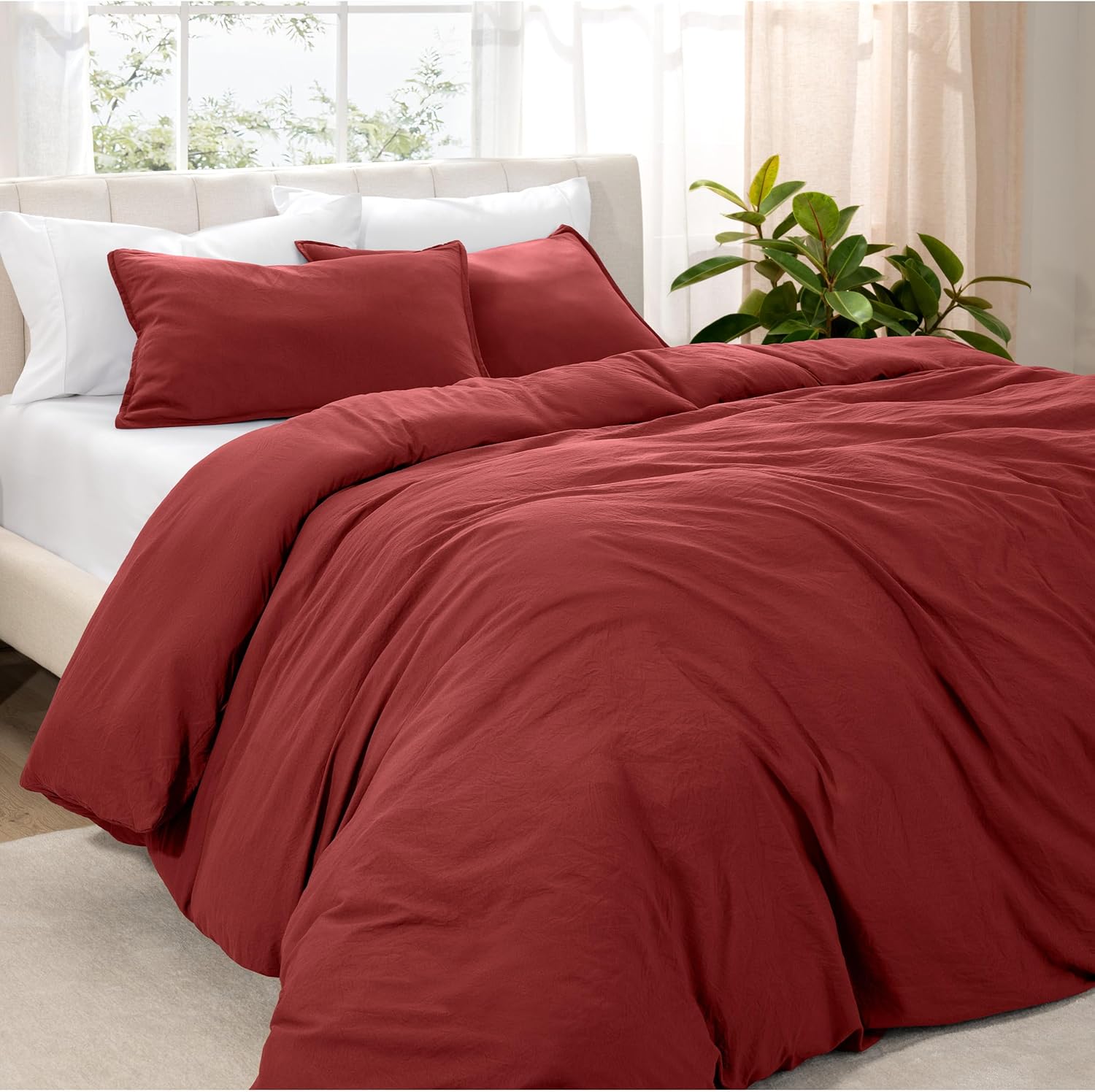 Ultra Soft Microfiber Duvet Cover Set for King/Cal King Beds