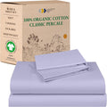 California Design Den Deep Pocket King Sheet Set - Cool Percale Linen