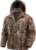 NEW VIEW Camo Hunting Jacket for Men - Warm Fleece Lined Hooded Jacket