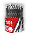 Sharpie S-Gel Gel Pen Medium Point Black Ink 36 Pack - Smooth Writing