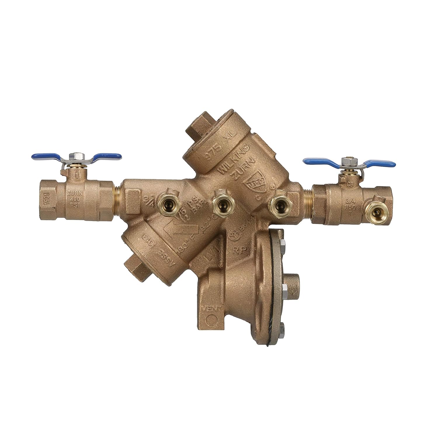 Zurn Wilkins 34-975XL 3/4 in Reduced Pressure Backflow Preventer
