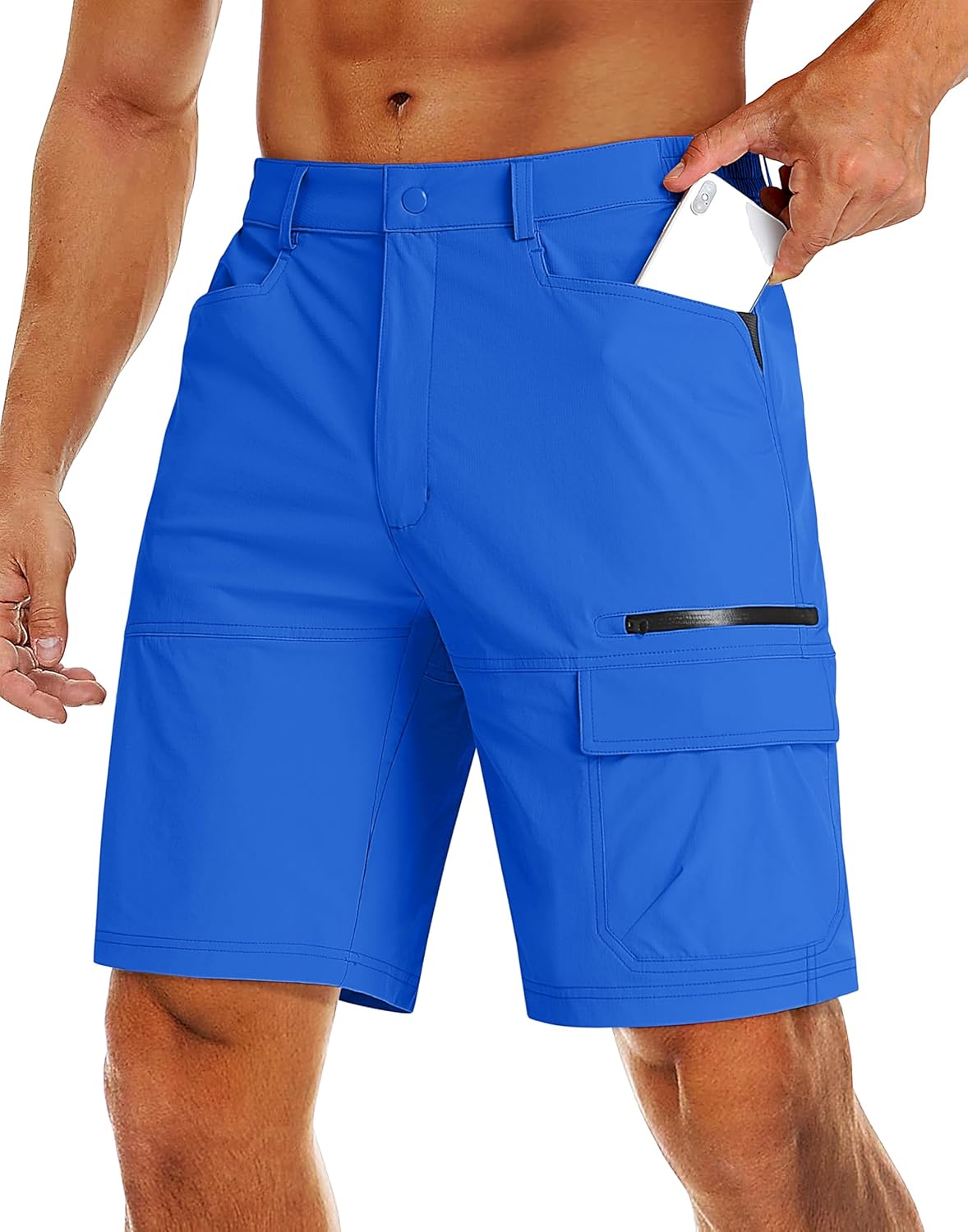 MAGCOMSEN Men's Hiking Cargo Shorts for Outdoor Activities
