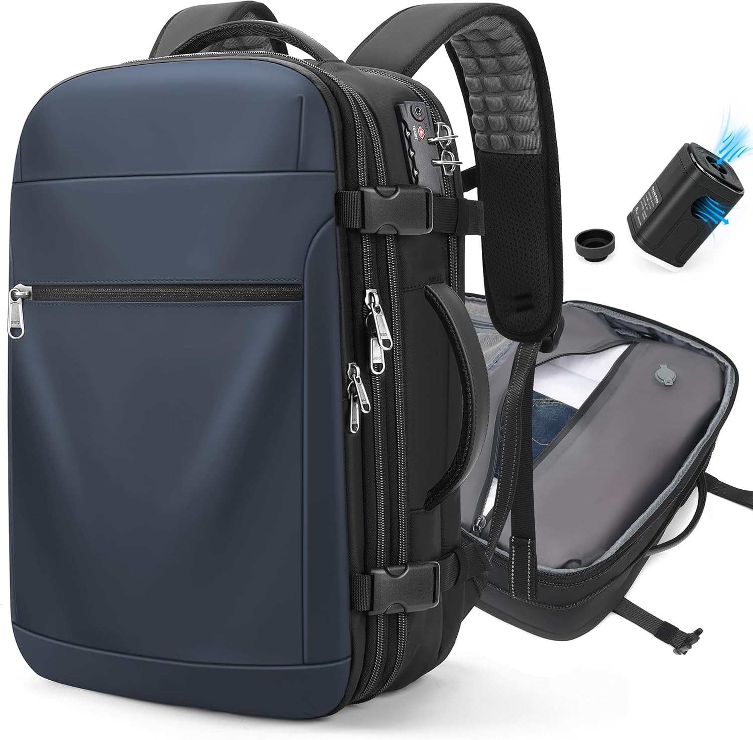 Vacuum Backpack Travel Compression Carry On Bag for All Trips