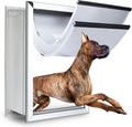 Aluminum Extra Large Dog Door for Wall - Extreme Weather Protection