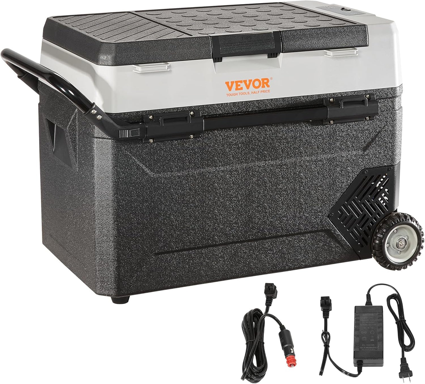 VEVOR Car Refrigerator - 56 QT Portable Freezer for Travel