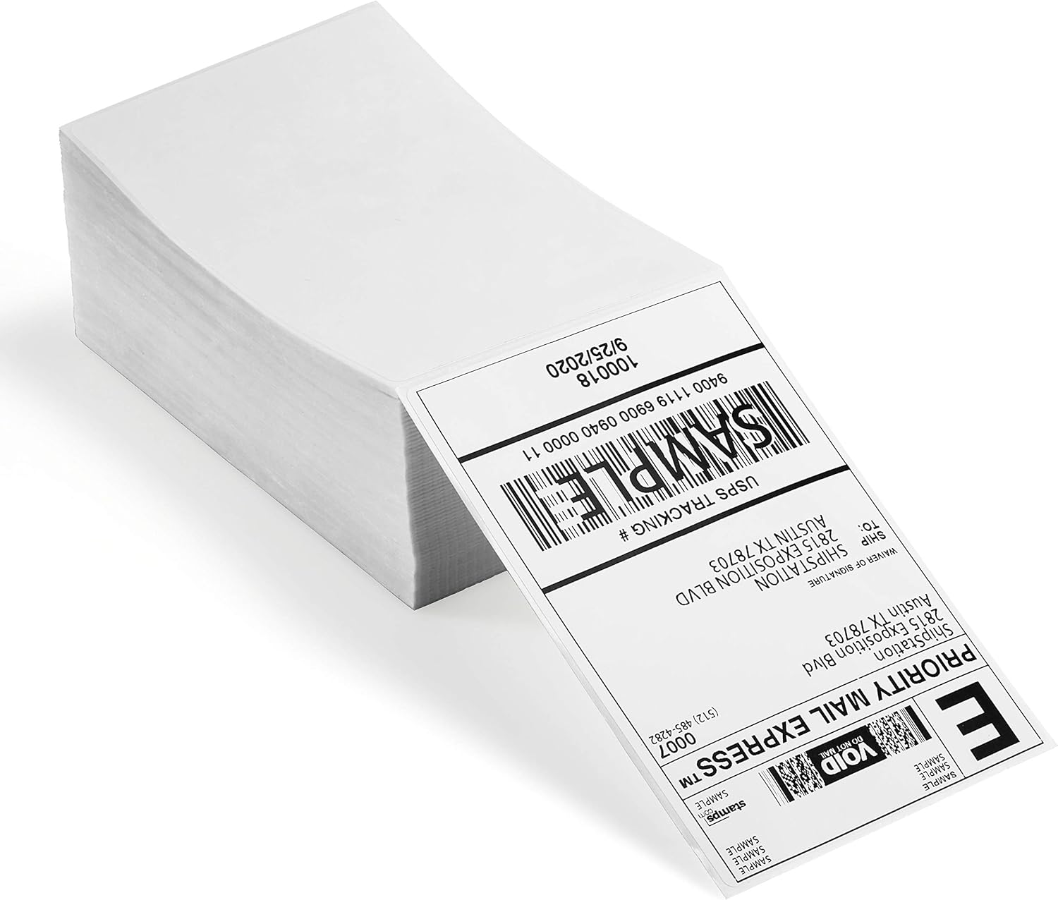 500 Fan-Fold Thermal Shipping Labels - Rollo Compatible