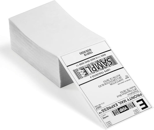 500 Fan-Fold Thermal Shipping Labels - Rollo Compatible