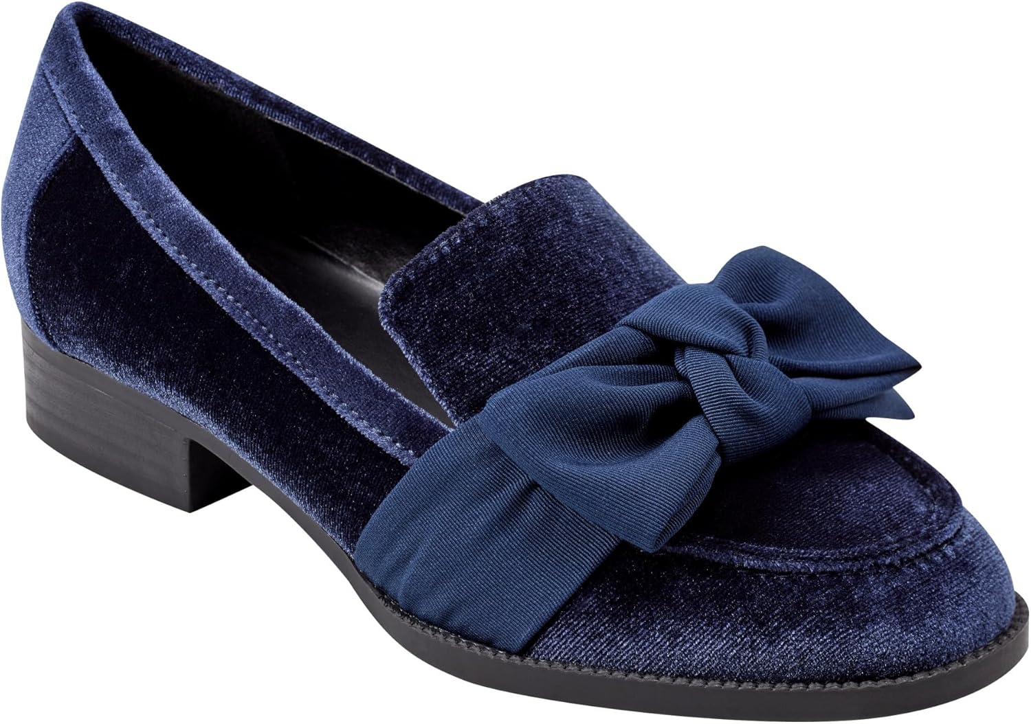 Bandolino Women's Lindio Loafer with Chic Bow Accent Style