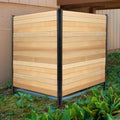 Air Conditioner Fence 2-Panel Privacy Screen - No Dig Outdoor